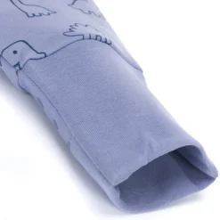 Gigoteuse à pieds avec chaussettes antidérapantes - 80 cm - bleu dinosaure - tog 2.5
