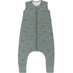 Gigoteuse à pieds avec chaussettes antidérapantes - 80 cm - vert baleine - tog 2.5