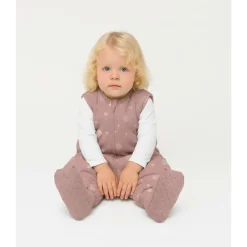 Gigoteuse à pieds avec chaussettes antidérapantes - 92 cm - rose pissenlit - tog 2.5