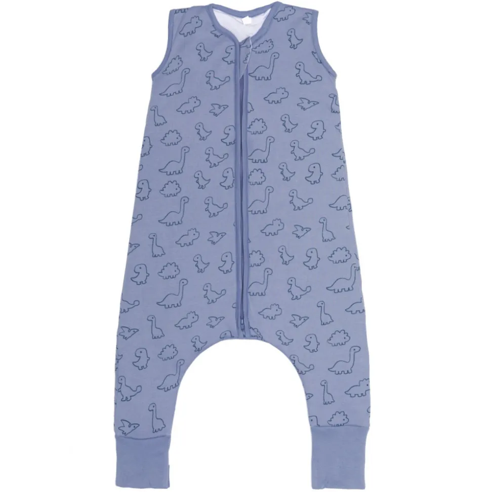 Gigoteuse à pieds sans manches et chaussettes antidérapantes - 92 cm - bleu dinosaure - tog 2.5