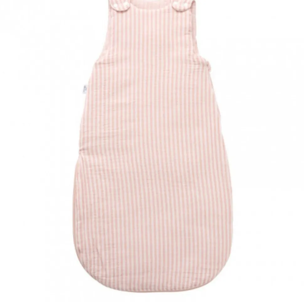 Gigoteuse soft stripes vieux rose 6-18 mois