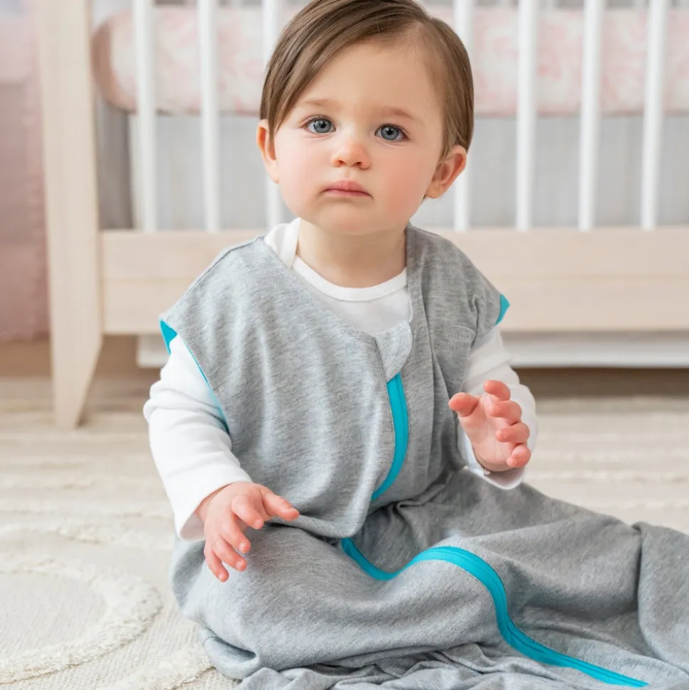 Gigoteuse été sleepsack ideal temp 6-18 mois heather grey