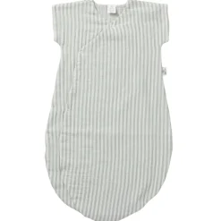 Gigoteuse été soft stripes - vert de gris - 0/6 mois