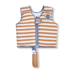 Gilet de natation enfant 3-6 ans - rayures marrons