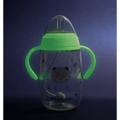 Gobelet à paille bébé 380 ml anti-fuite apprentissage