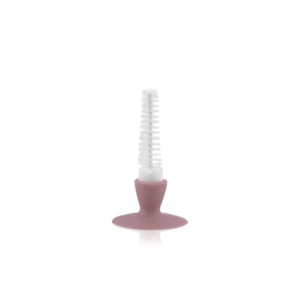 Goupillon avec éponge rose