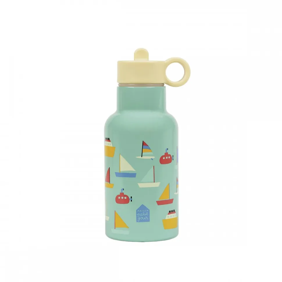 Gourde enfant isotherme les bateaux
