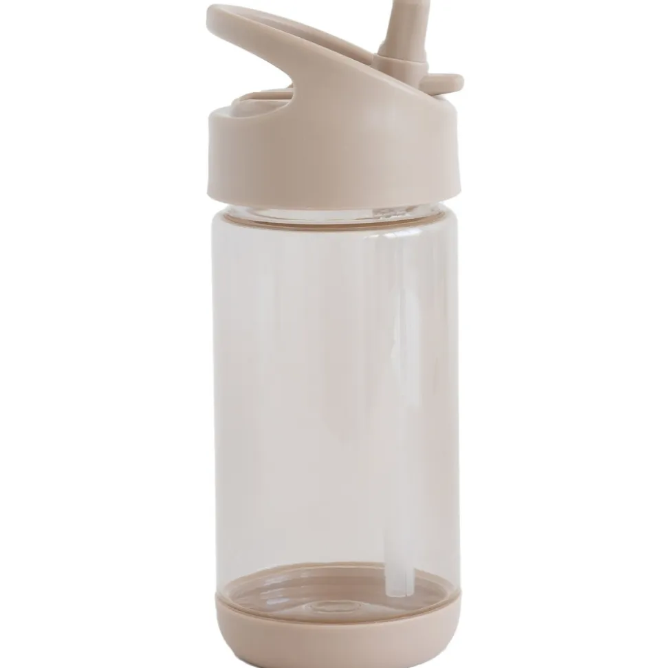 Gourde en plastique recyclé taupe