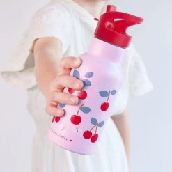 Gourde isotherme enfant 350 ml cerises