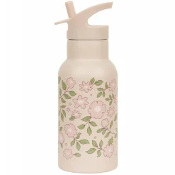 Gourde isotherme enfant 350 ml fleurs roses