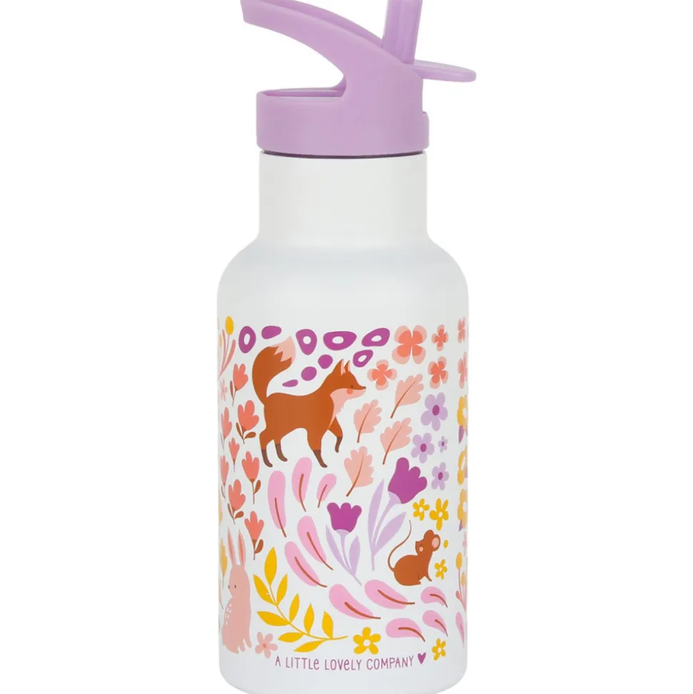 Gourde isotherme enfant 350 ml fleurs du jardin
