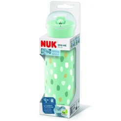 Gourde mini me flip 450 ml vert 12m+