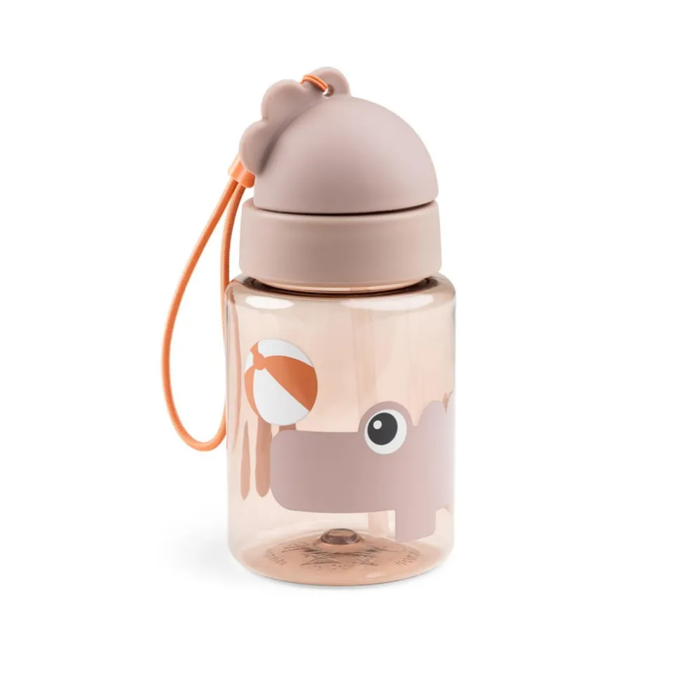 Gourde à paille playground rose