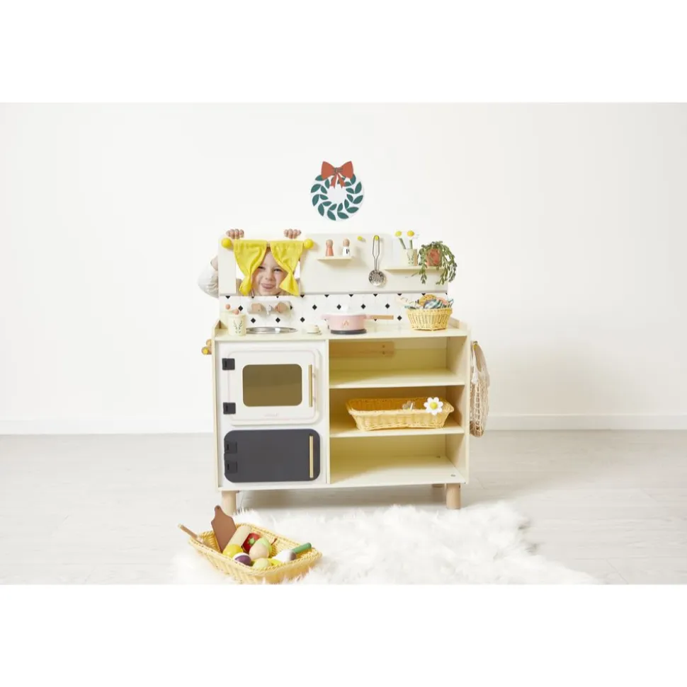 Grande cuisine en bois pour enfant mamie soleil