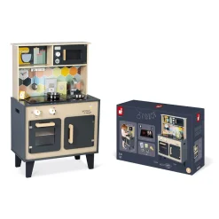 Grande cuisine enfant en bois mozaïc