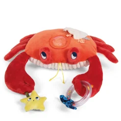 Grande peluche d'activités les aventures de paulie - crabe
