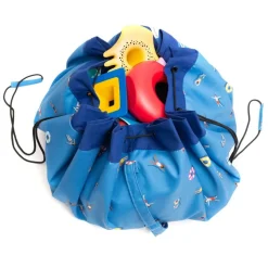 Grand sac à jouets d'extérieur / tapis de jeu 2 en 1 swim fun