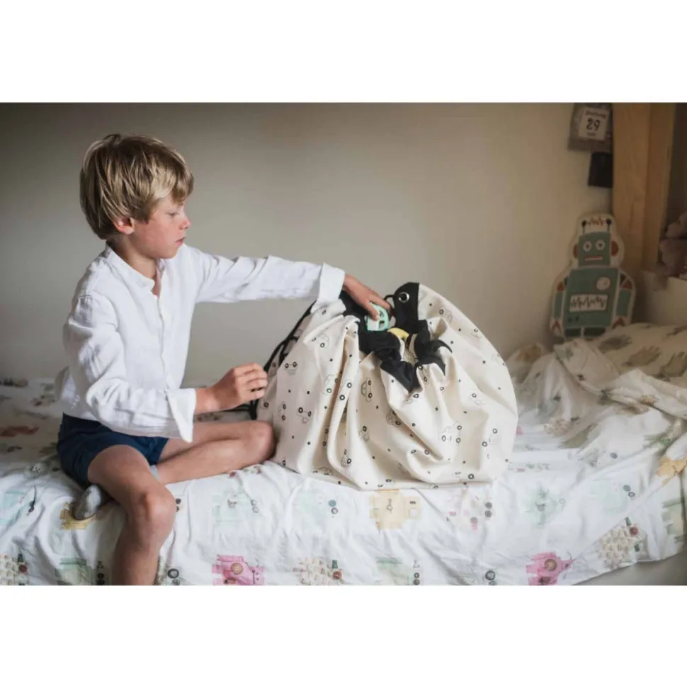 Grand sac à jouets / tapis de jeu 2 en 1 playville