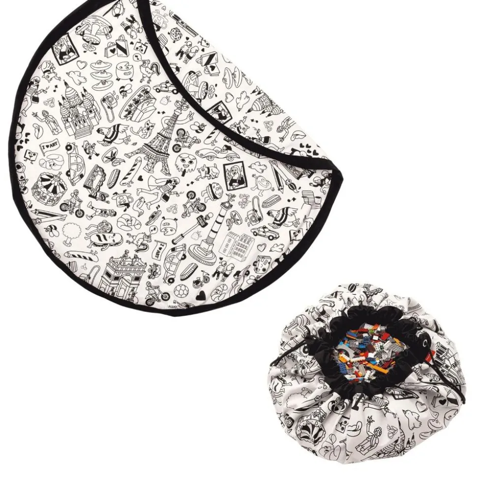 Grand sac à jouets / tapis de jeu 2 en 1 omy paris