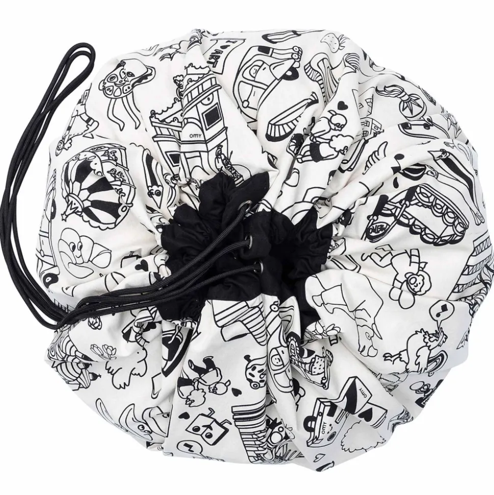 Grand sac à jouets / tapis de jeu 2 en 1 omy paris