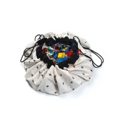 Grand sac à jouets / tapis de jeu 2 en 1 route & éclair