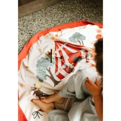Grand sac à jouets / tapis de jeu 2 en 1 circus
