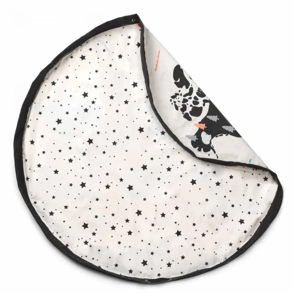Grand sac à jouets / tapis de jeu 2 en 1 carte du monde
