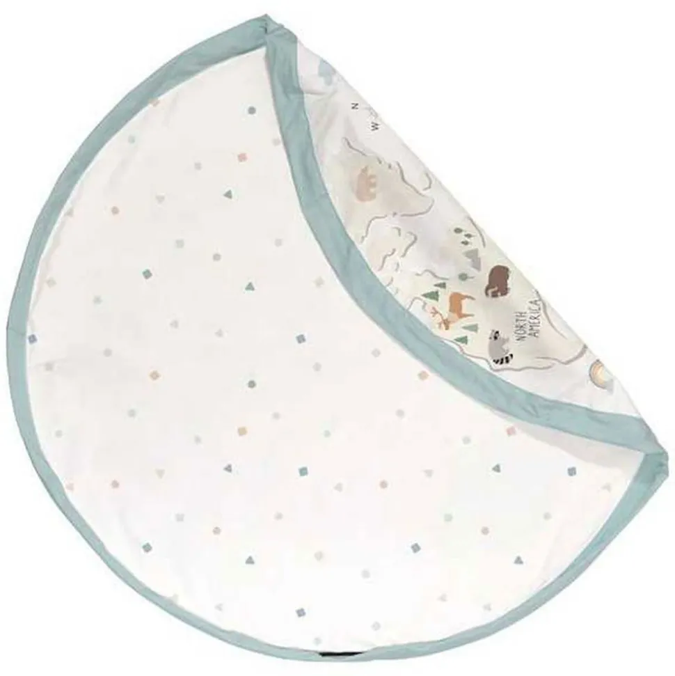 Grand sac à jouet / tapis de jeu 2 en 1 - worldmap colors