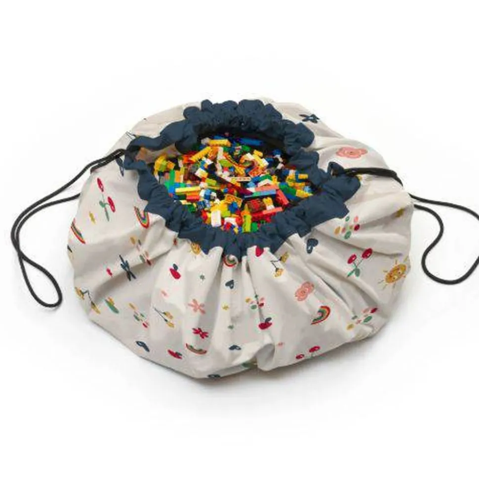 Grand sac à jouet / tapis de jeu 2 en 1 - funny days