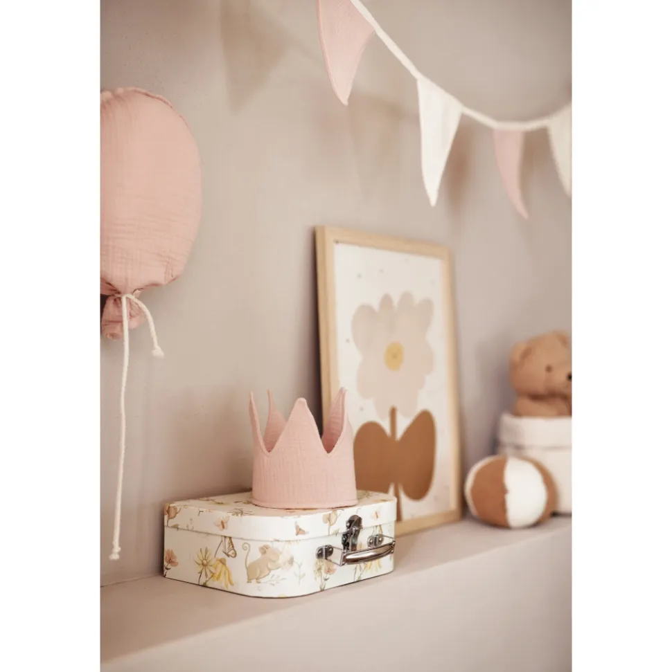 Guirlande drapeau party collection rose/ivoire