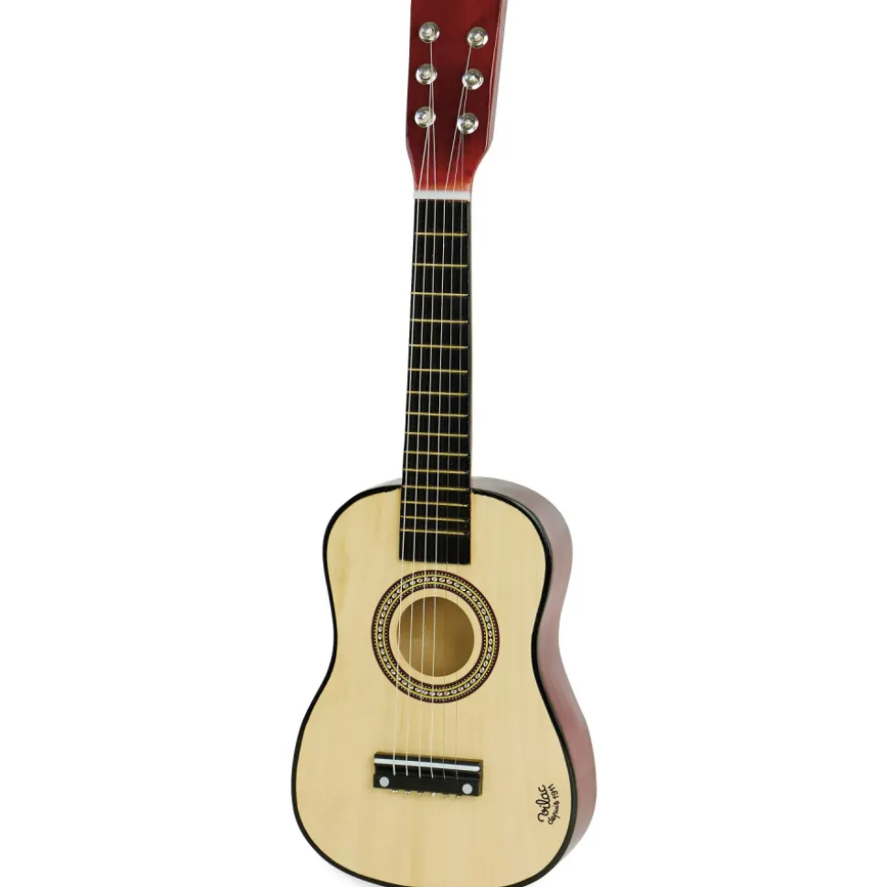 Guitare pour enfant en bois naturel
