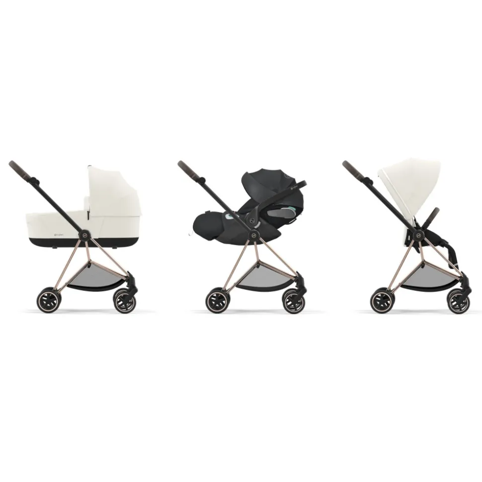 Habillage de siège pour poussette mios 3 off white