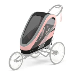 Habillage de siège poussette zeno rose