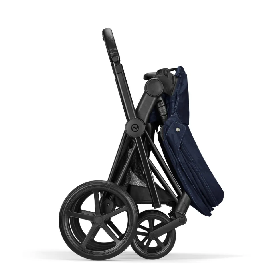 Habillage de siège priam 4 et e-priam 2 rebellious luxury denim blue