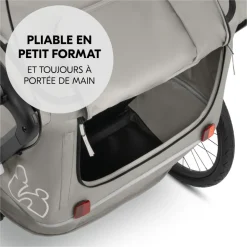Habillage pluie pour remorque à vélo bike n walk