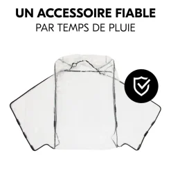 Habillage pluie pour remorque à vélo bike n walk