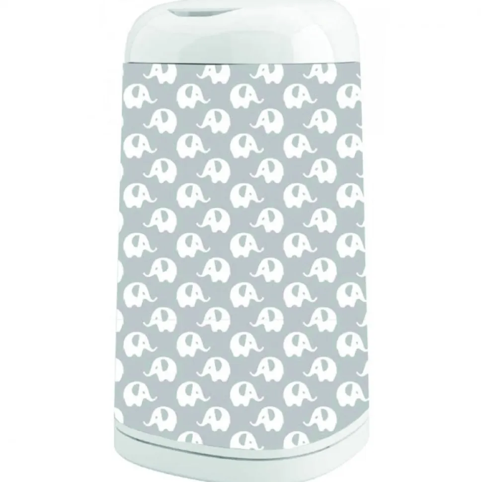 Habillage poubelle dress up elephant gris