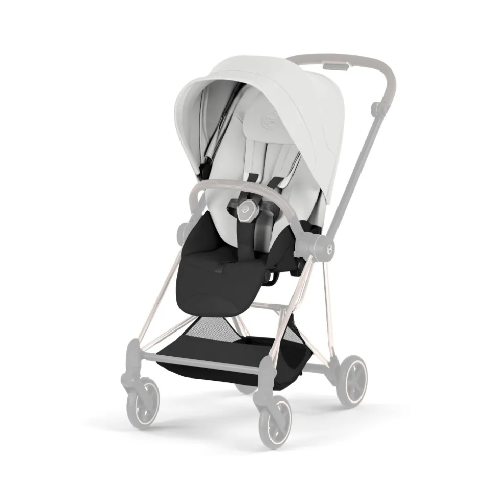 Habillage siège poussette mios 4 off white
