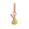 Hochet anneau bois trois petits lapins - poire