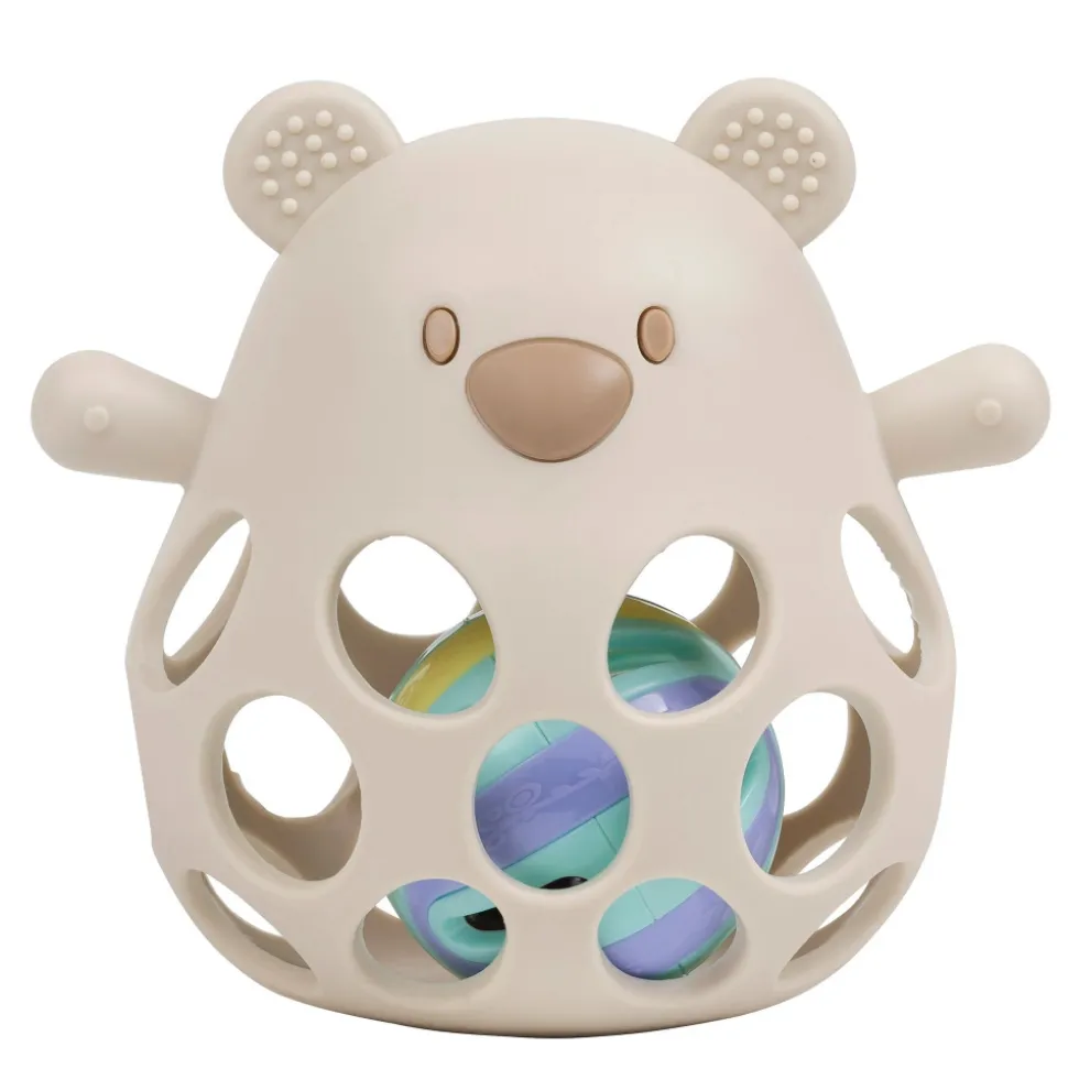 Hochet avec balleours en silicone argile