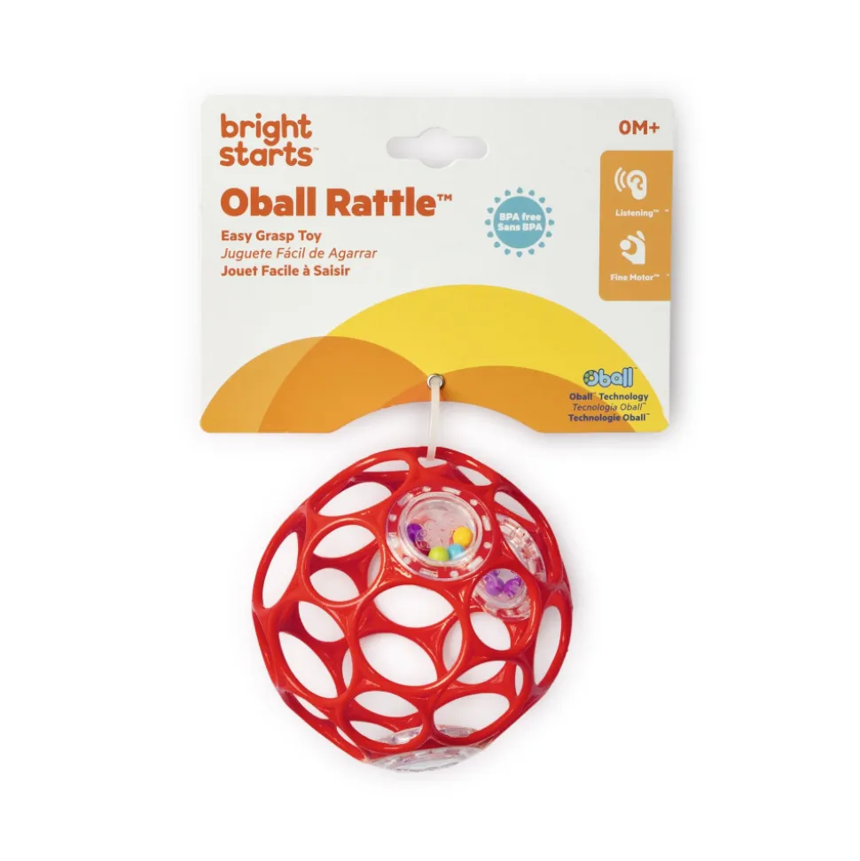 Hochet balle sensorielle - rouge