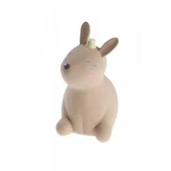 Hochet lapin beige