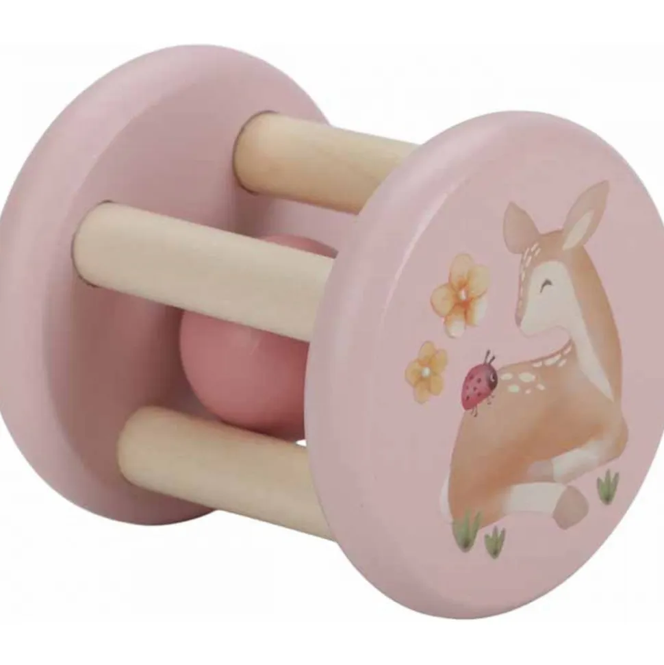 Hochet roulant en bois fsc - fairy garden