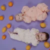 Hochet sensoriel bébé donut en bois kiwis