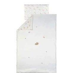 Housse de couette avec taie 100x140cm velours fanfan