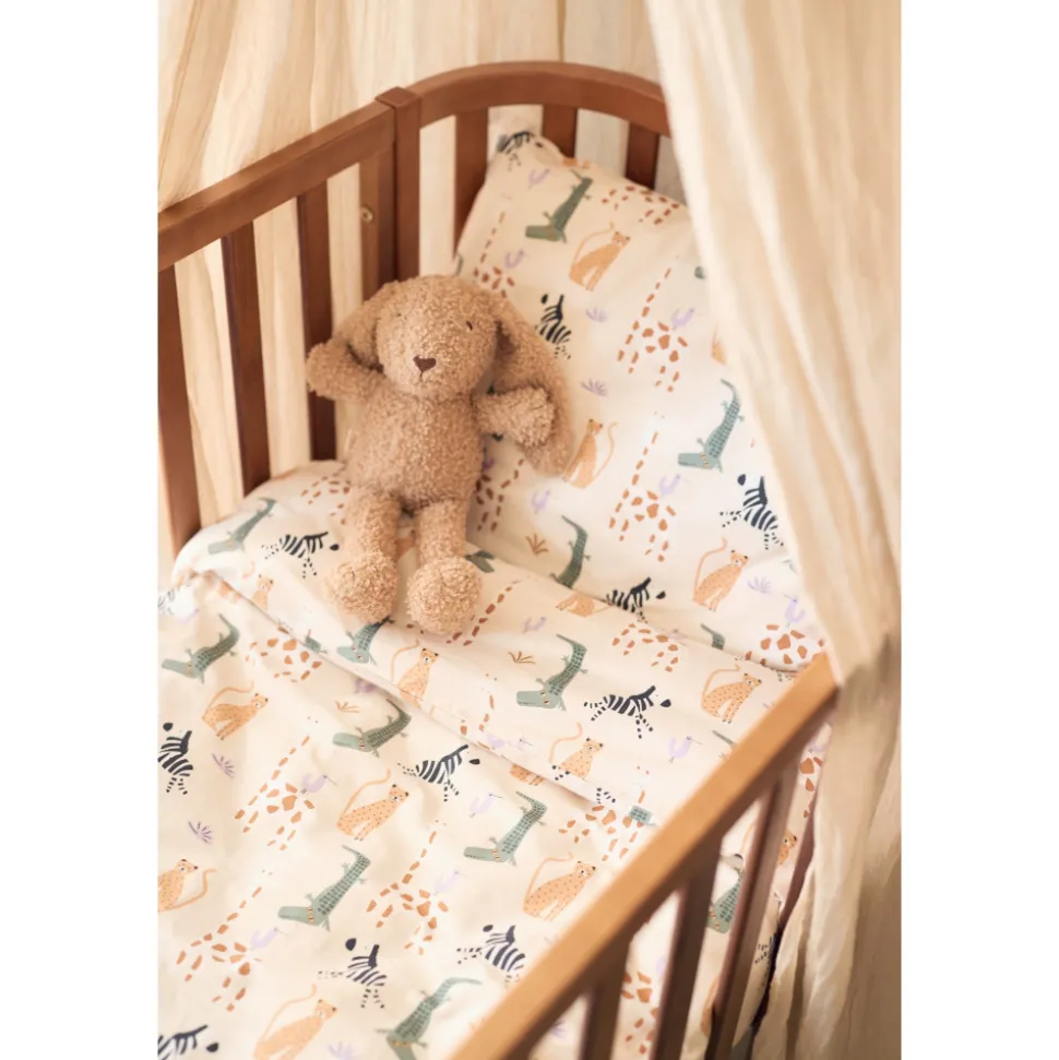 Housse de couette et taie 100x140 cm jungle jambo