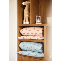 Housse de couette et taie 100x140 cm miffy shadow sea green