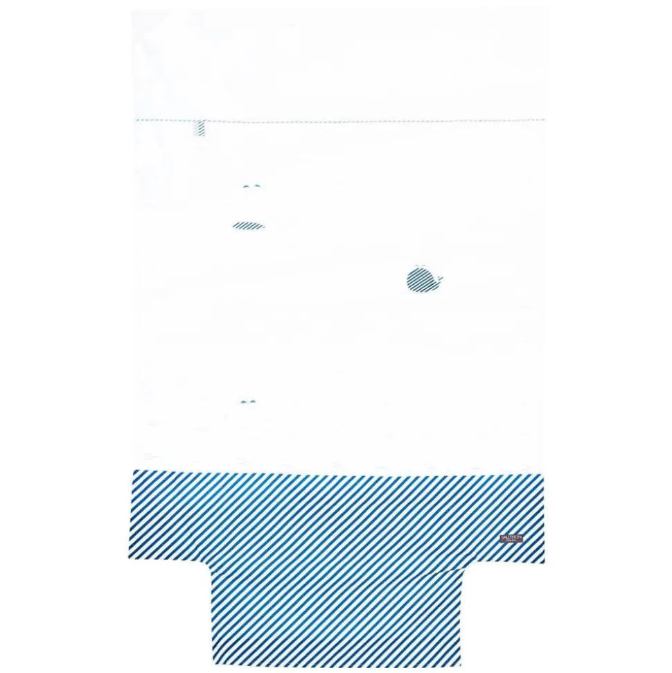 Housse de couette + taie d'oreiller blue baleine