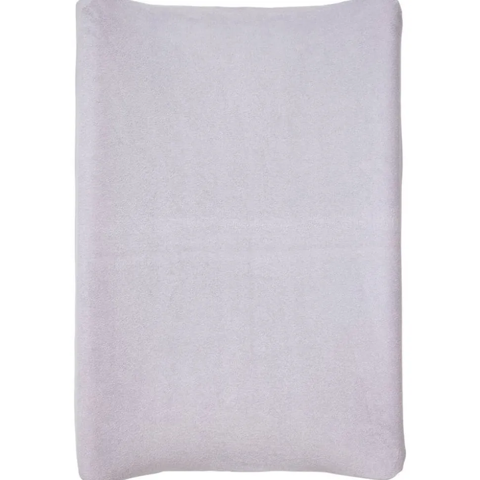 Housse de matelas a langer 50x70cm - lilas - éponge