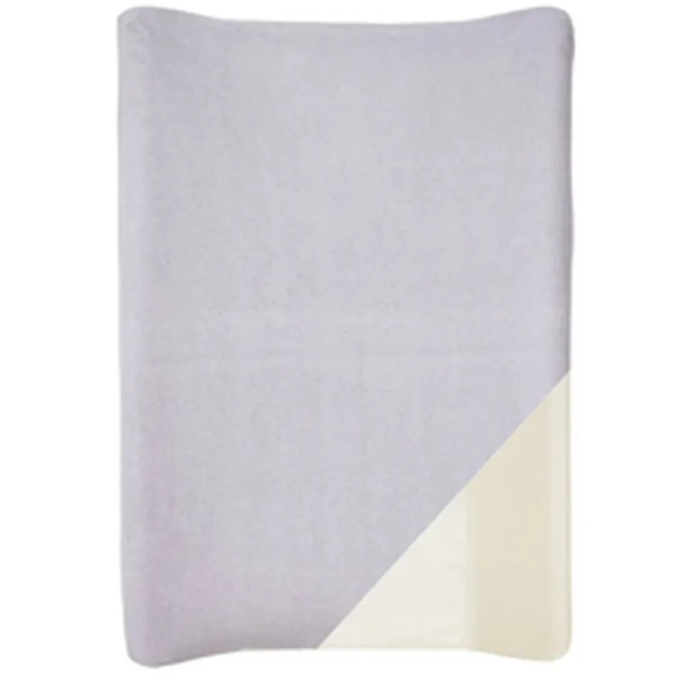 Housse de matelas a langer 50x70cm - lilas - éponge